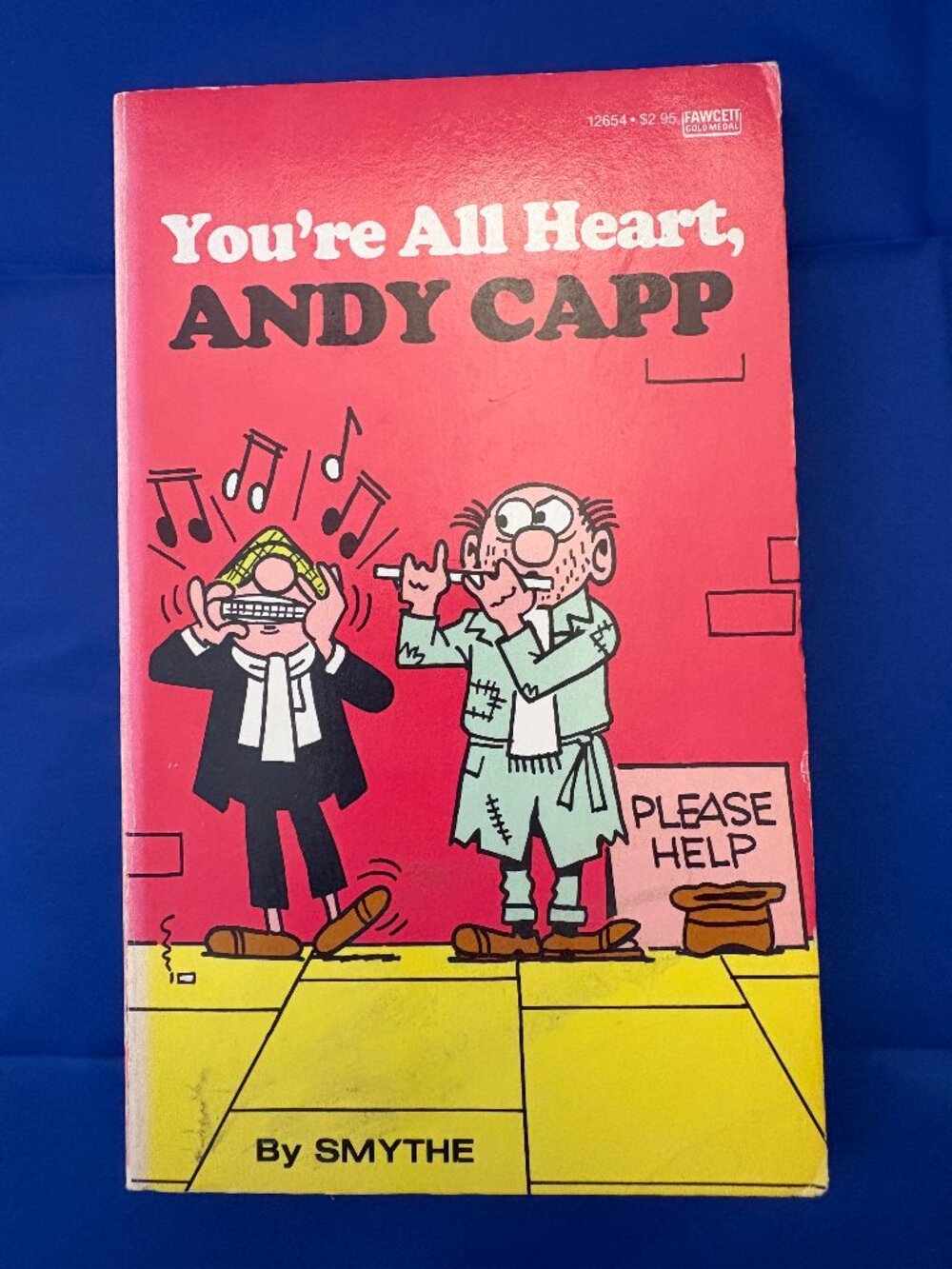 Vintage You're All Heart Andy Capp Cartoon Book Reg Smythe Fawcett Gold Medal